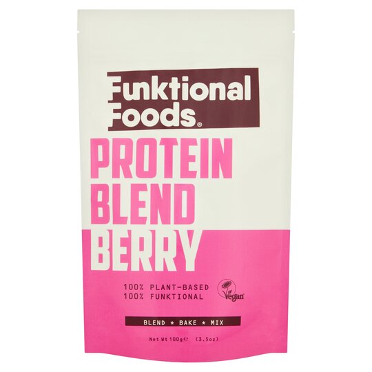 Funktional Foods Vegan Protein Blend Berry 100G - 5060427570437
