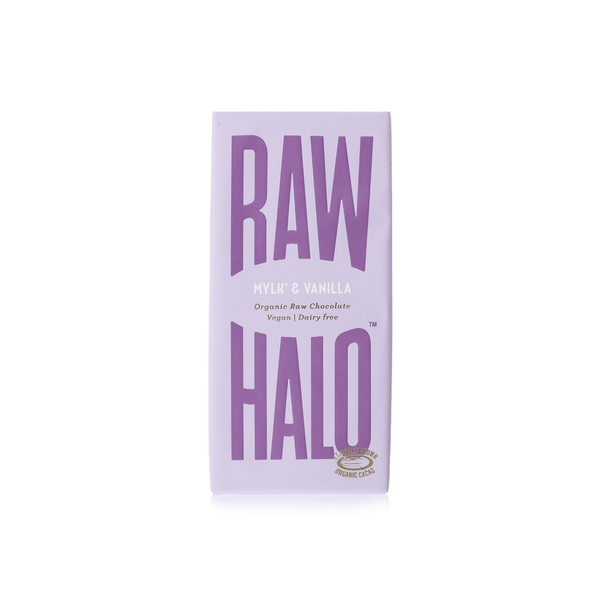Raw Halo mylk & vanilla organic chocolate 70g - Waitrose UAE & Partners - 5060430551553