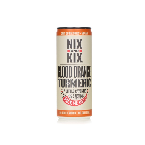 Nix and Kix blood orange turmeric drink 250ml - Waitrose UAE & Partners - 5060433990151