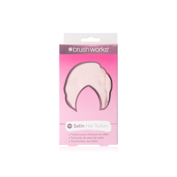 Brushworks satin hair turban - Waitrose UAE & Partners - 5060455149773