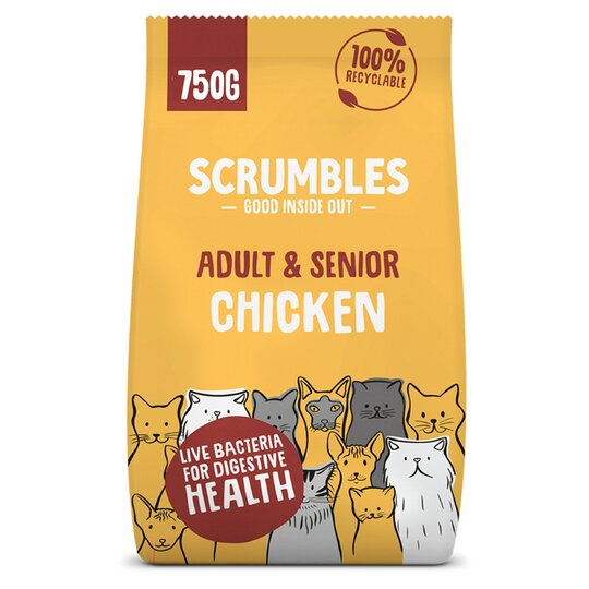 Scrumbles Chicken Dry Cat Food 750G - 5060475830040