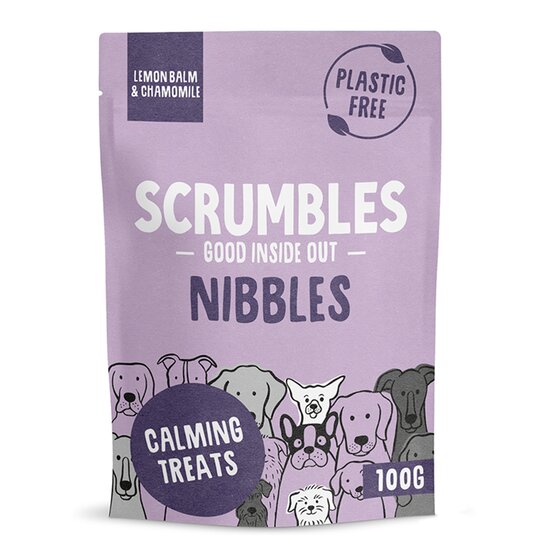 Scrumbles Nibbles Calming Dog Treats 100G - 5060475830316