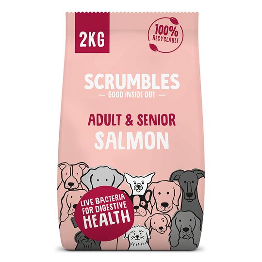 Scrumbles Salmon Dry Dog Food 2Kg - 5060475830507