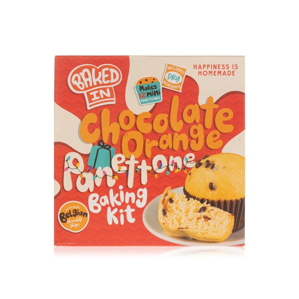 Baked In chocolate orange panettone kit 700g - Waitrose UAE & Partners - 5060502501301