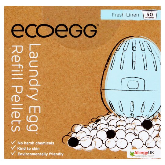 Ecoegg Laundry Egg Refill Pellets Fresh Linen 50S - 5060558050082
