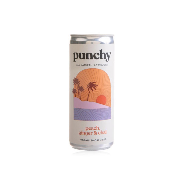 Punchy peach ginger and chai soft drink 250ml - Waitrose UAE & Partners - 5060602580213