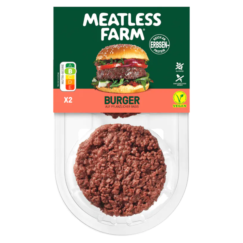 Meatless Farm Burger vegan 227g - 5060626404328