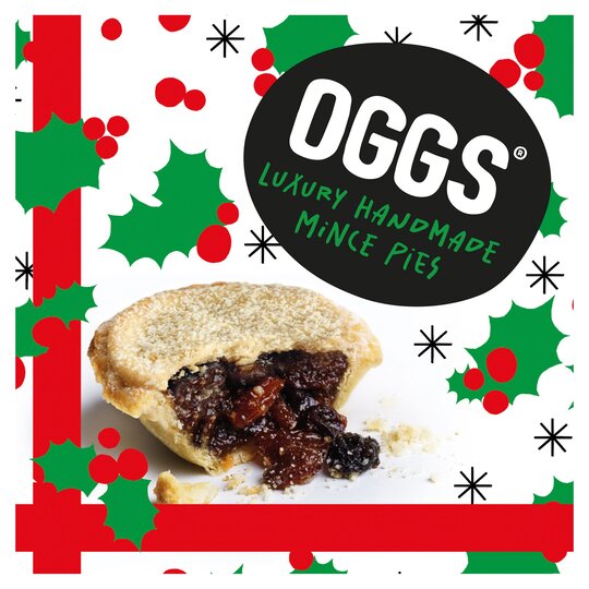 Oggs Vegan Luxury Mince Pies 4 Pack 200G - 5060655453045