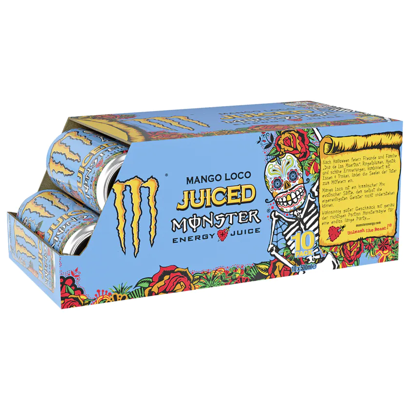 Monster Juiced Mango Loco 10x0,5l - 5060751212065