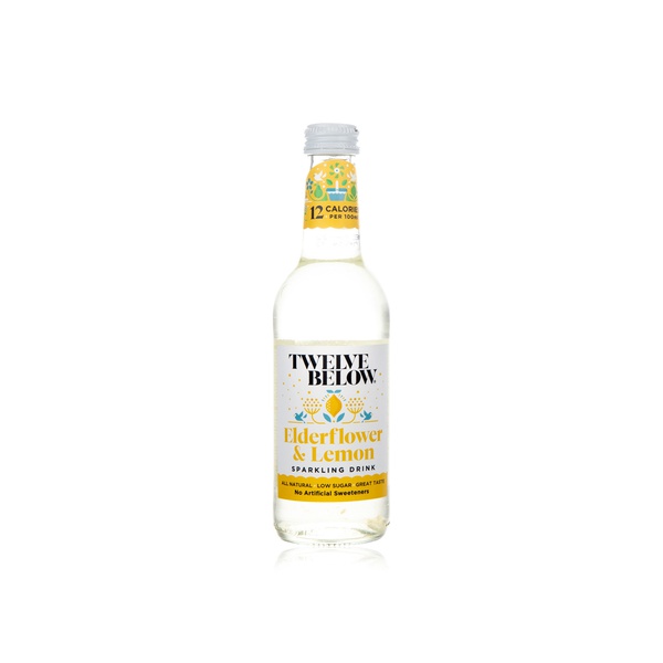 Twelve Below elderflower and lemon drink 330ml - Waitrose UAE & Partners - 5060777130213