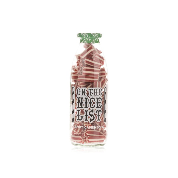 The Treat Kitchen message bottle candy canes 360g - Waitrose UAE & Partners - 5060837635276