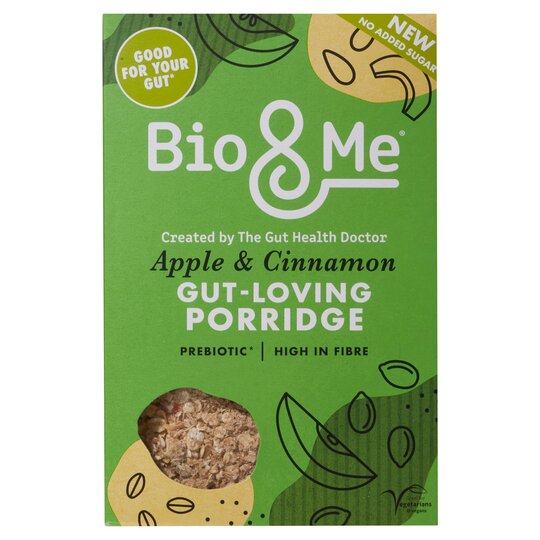 Bio&Me Apple & Cinnamon Prebiotic Porridge 400G - 5060853640056