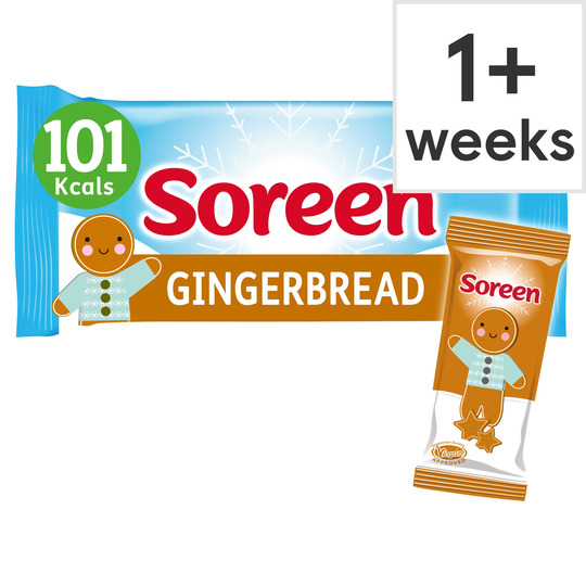 Soreen Gingerbread Christmas Lunchbox Loaves 5 Pack 150G - 5088722226002