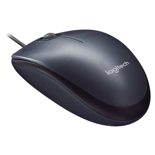 Logitech M90 Wired Mouse Black - 5099206021860