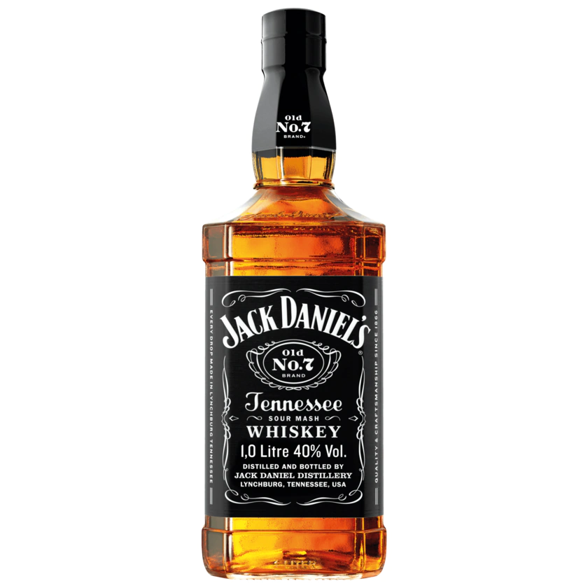 Jack Daniel´s Whiskey No7 Black Label 1L - 5099873045367