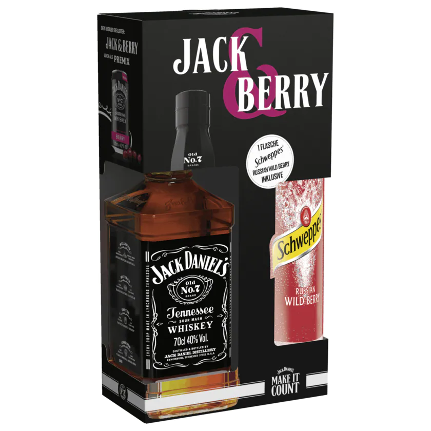 Jack Daniel's Whisky & Wild Berry 0,7l - 5099873221808