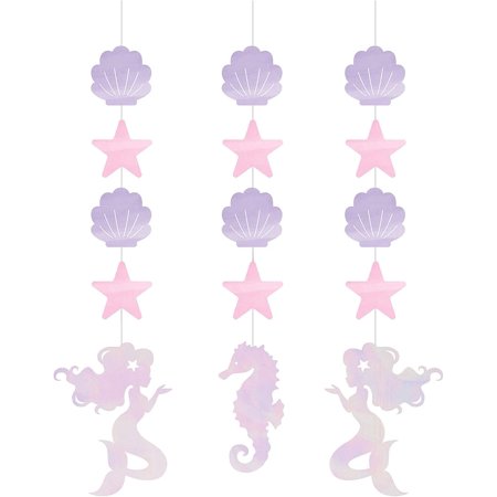 Creative Converting 336712 HANGING CUTOUTS, 0.03x5.9x22.5inc, Iridescent - 513126698728