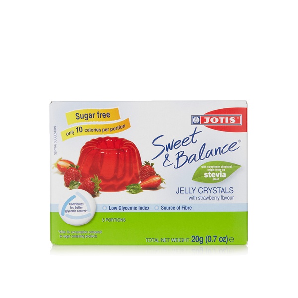 Jotis sweet & balance strawberry jelly 20g - Waitrose UAE & Partners - 5201002068035