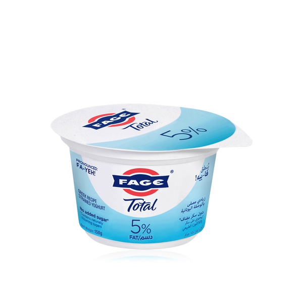 Fage total 5% fat Greek yoghurt 150g - Waitrose UAE & Partners - 5201054017838