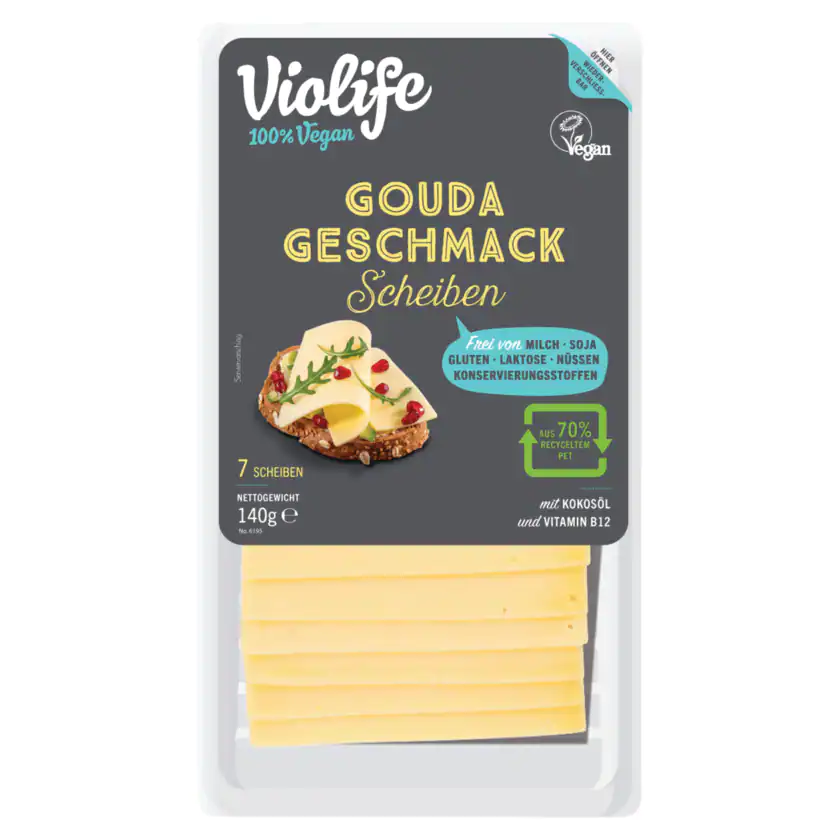 Violife Gouda Geschmack Scheiben 140g - 5202390023163