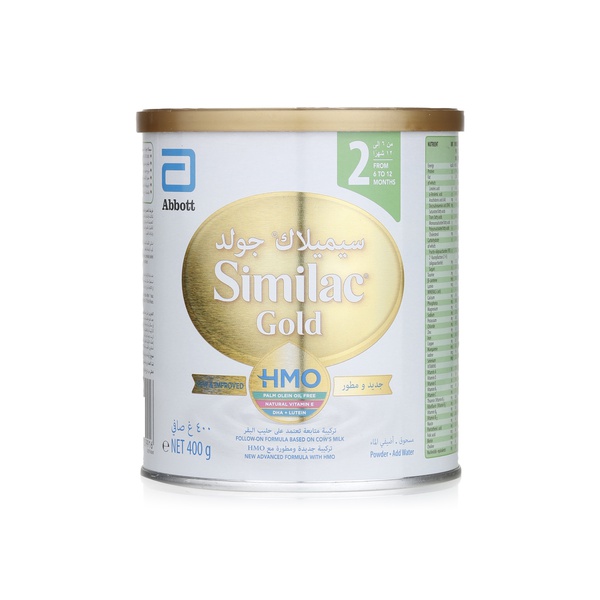Abbott Similac HMO Gold infant formula milk stage 2 400g - Waitrose UAE & Partners - 5391523057233