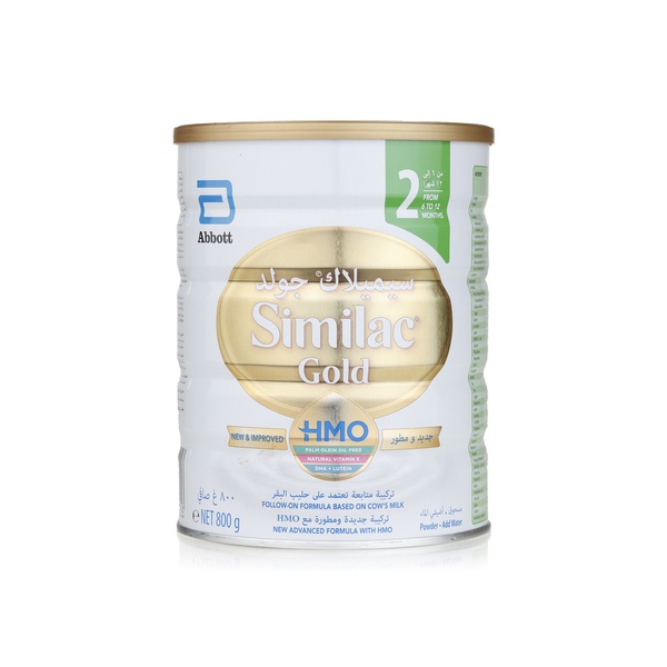 Abbott Similac HMO Gold infant formula milk stage 2 800g - Waitrose UAE & Partners - 5391523059923