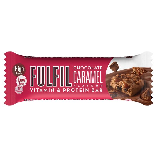 Fulfil Chocolate Caramel Vitamin & Protein Bar 40G - 5391532122656