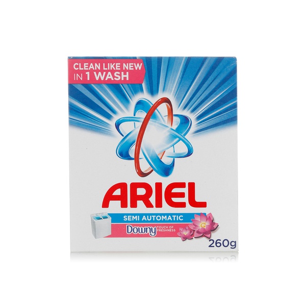 Ariel blue semi automatic laundry powder with Downy 260g - Waitrose UAE & Partners - 5410076225934