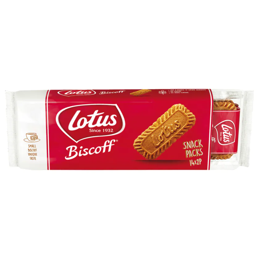 Lotus Biscoff Snack-Packs 14x2 Stück - 5410126726244