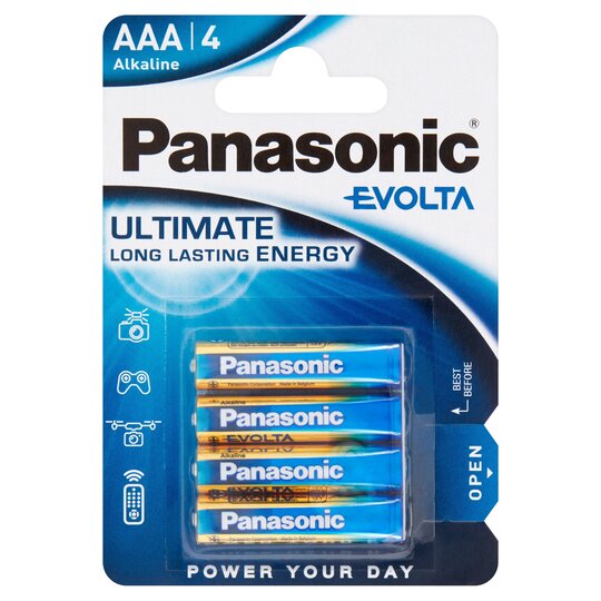Panasonic Evolta AAA 4 Pack - 5410853044871