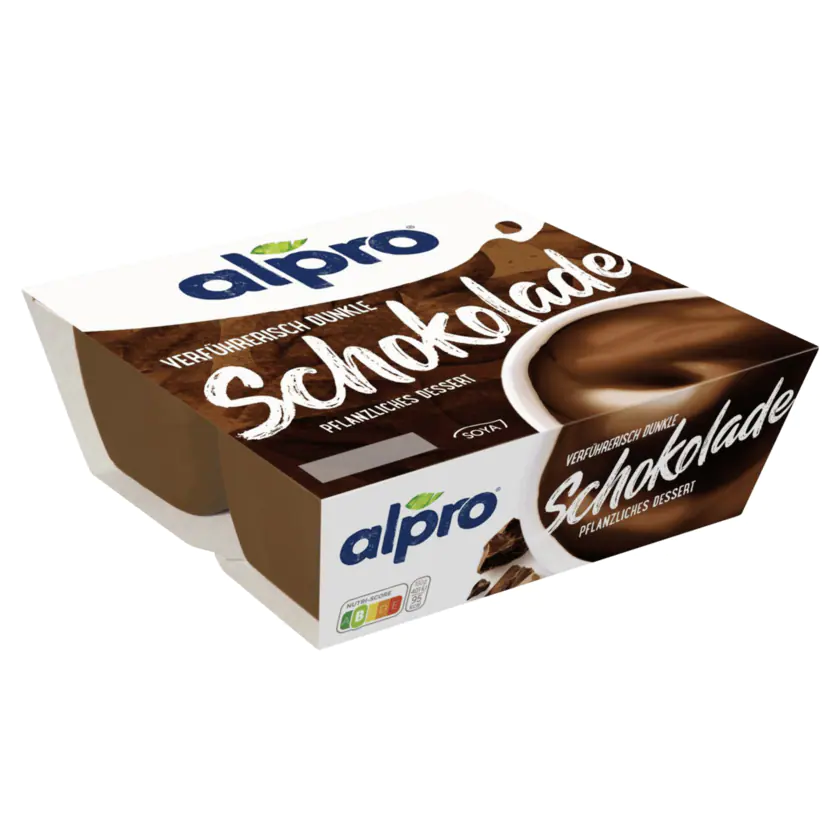 Alpro Soya Dessert Dunkle Schokolade feinherb 4x125G - 5411188091622