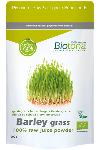 Herbe D'orge Crue En Poudre Bio - 200 G - Biotona - 5412360007424