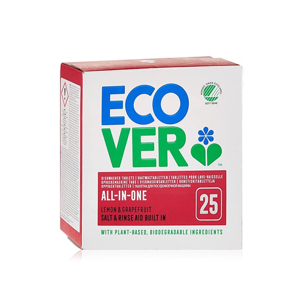 Ecover all in one dishwasher tablets 25s 500g - Waitrose UAE & Partners - 5412533416589