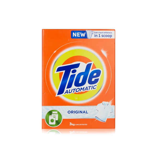 Tide automatic laundry powder detergent original scent 3kg - Waitrose UAE & Partners - 5413149811430