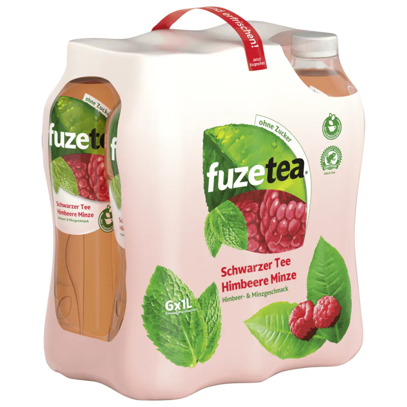 Fuze Tea Himbeere Minze 6x1l - 5449000042965