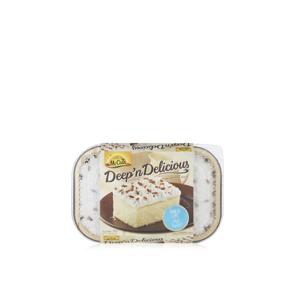 McCain deep 'n delicious white vanilla cake 510g - Waitrose UAE & Partners - 55773305623