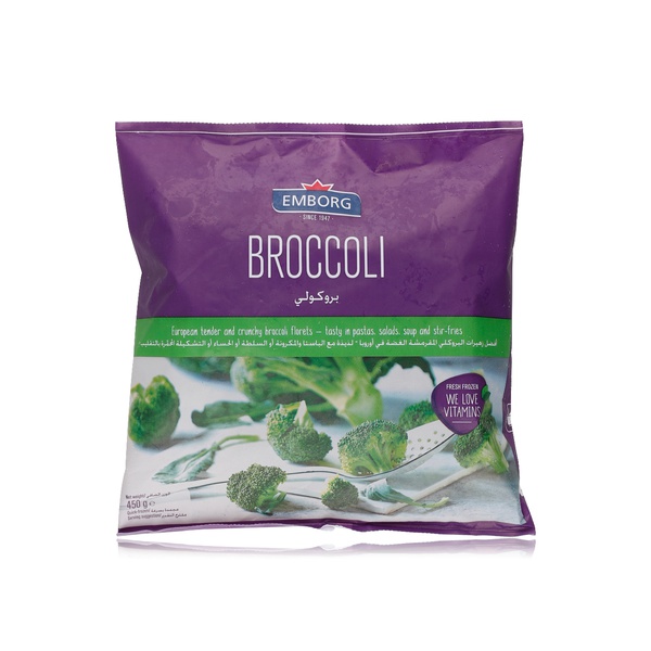 Emborg frozen broccoli 450g - Waitrose UAE & Partners - 5701215058453