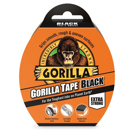 Gorilla 11M Tape Black - 5704947000165