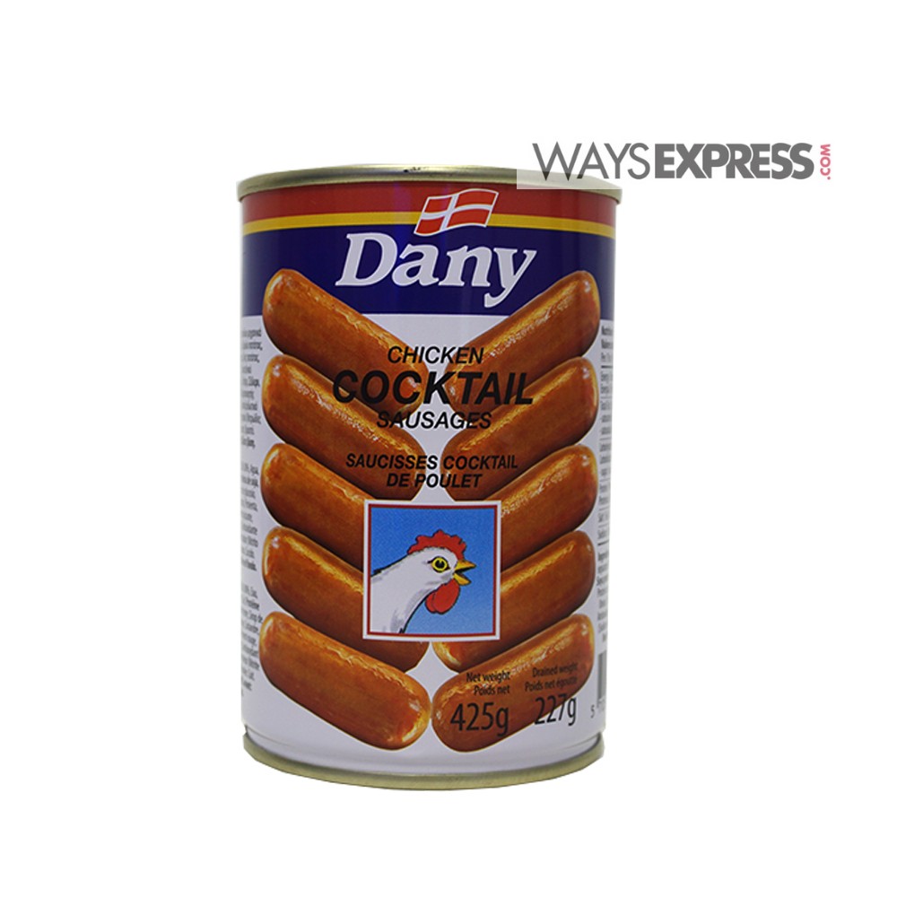 DANY CHICKEN COCKTAIL SAUSAGES 425G - 5705253505016