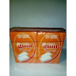 Oxydent - Sugar free gum tropical - 5707312002436