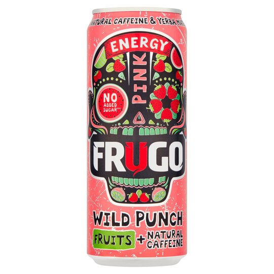 Frugo Wild Punch Watermelon Strawberry Energy 330Ml - 5900552076360