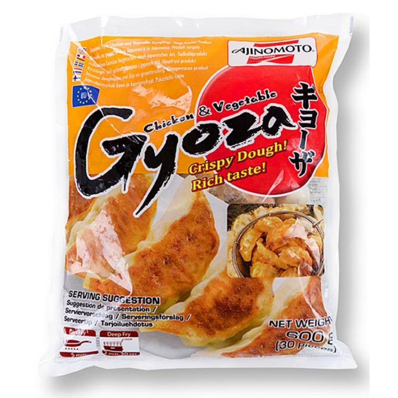 Ajinomoto Japanese Style Chicken & Vegetable Gyoza 30 Pieces - 5905279248007