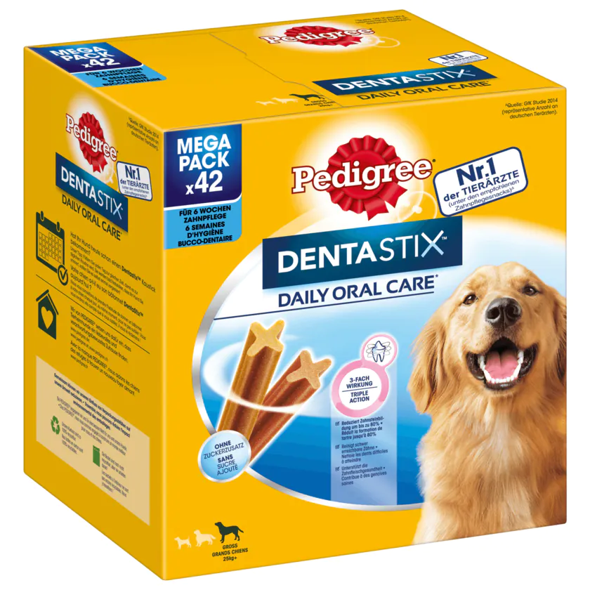 Pedigree Dentastix Day Oral Care Große Hunde 1,62kg - 5998749142127