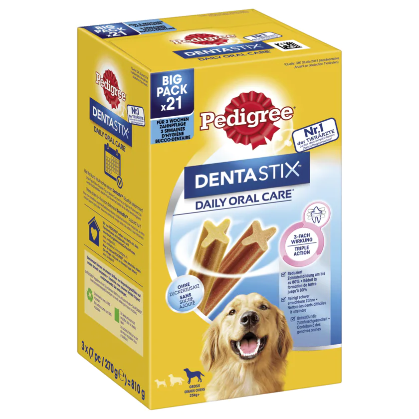 Pedegree Dentastix Daily Oral Care Große Hunde 21Stück - 5998749142165