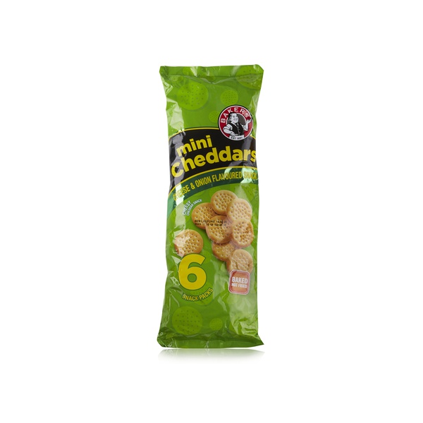 Bakers cheese and onion mini cheddars - Waitrose UAE & Partners - 6001056414470