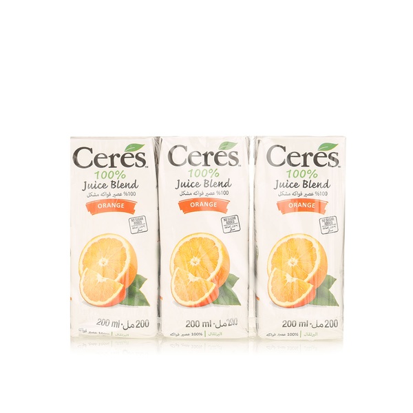 Ceres juice orange 6 x 200ml - Waitrose UAE & Partners - 6001240206058