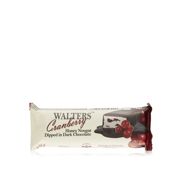 Walters dark chocolate cranberry nougat 40g - Waitrose UAE & Partners - 6009670530408