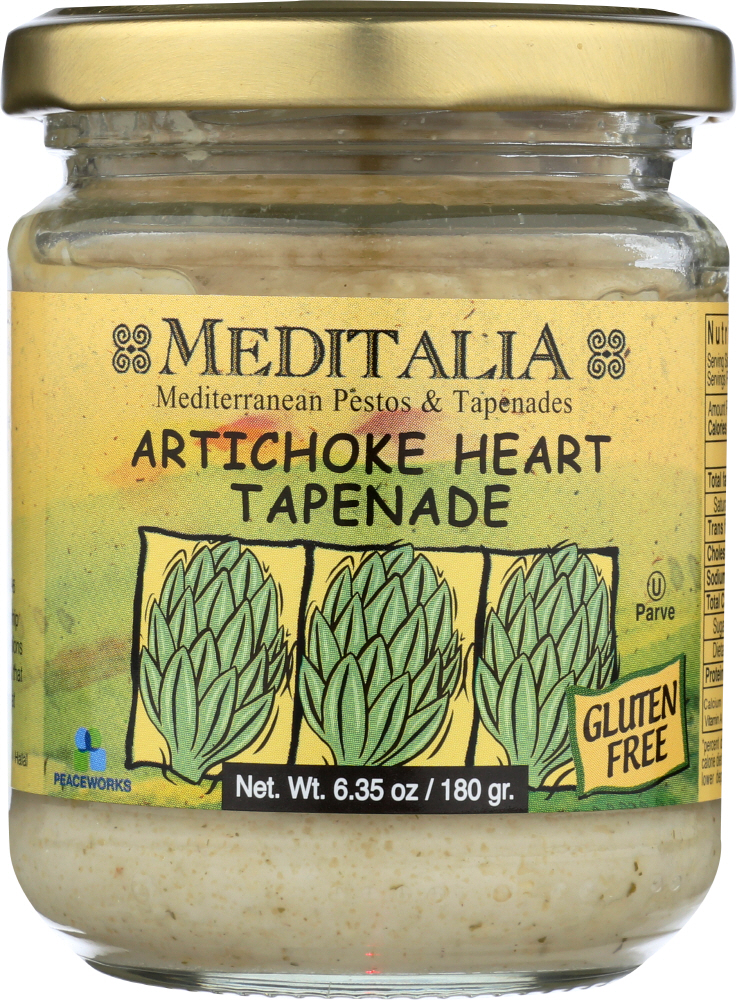 Peaceworks, Meditalia Artichoke Heart Tapenade - 602652140082