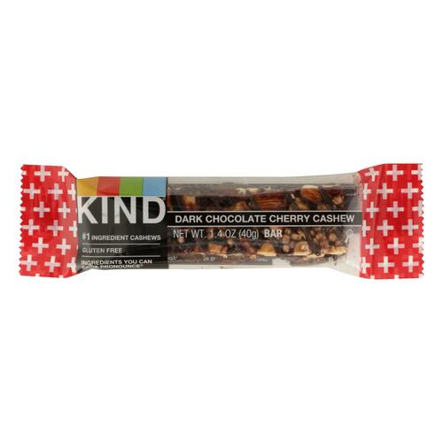 Kind Bar - Dark Chocolate Cherry Cashew Plus Anti-oxidants- Case Of 12 - 1.4 Oz - 602652170508