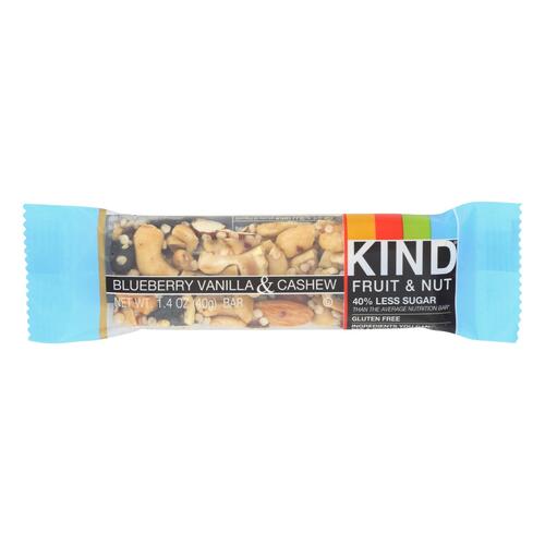 Kind Bar - Blueberry Vanilla And Cashew - 1.4 Oz Bars - Case Of 12 - 602652170584